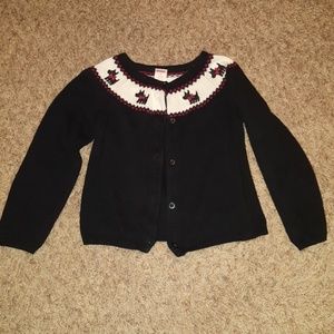 Girls gymboree Scottie dog sweater